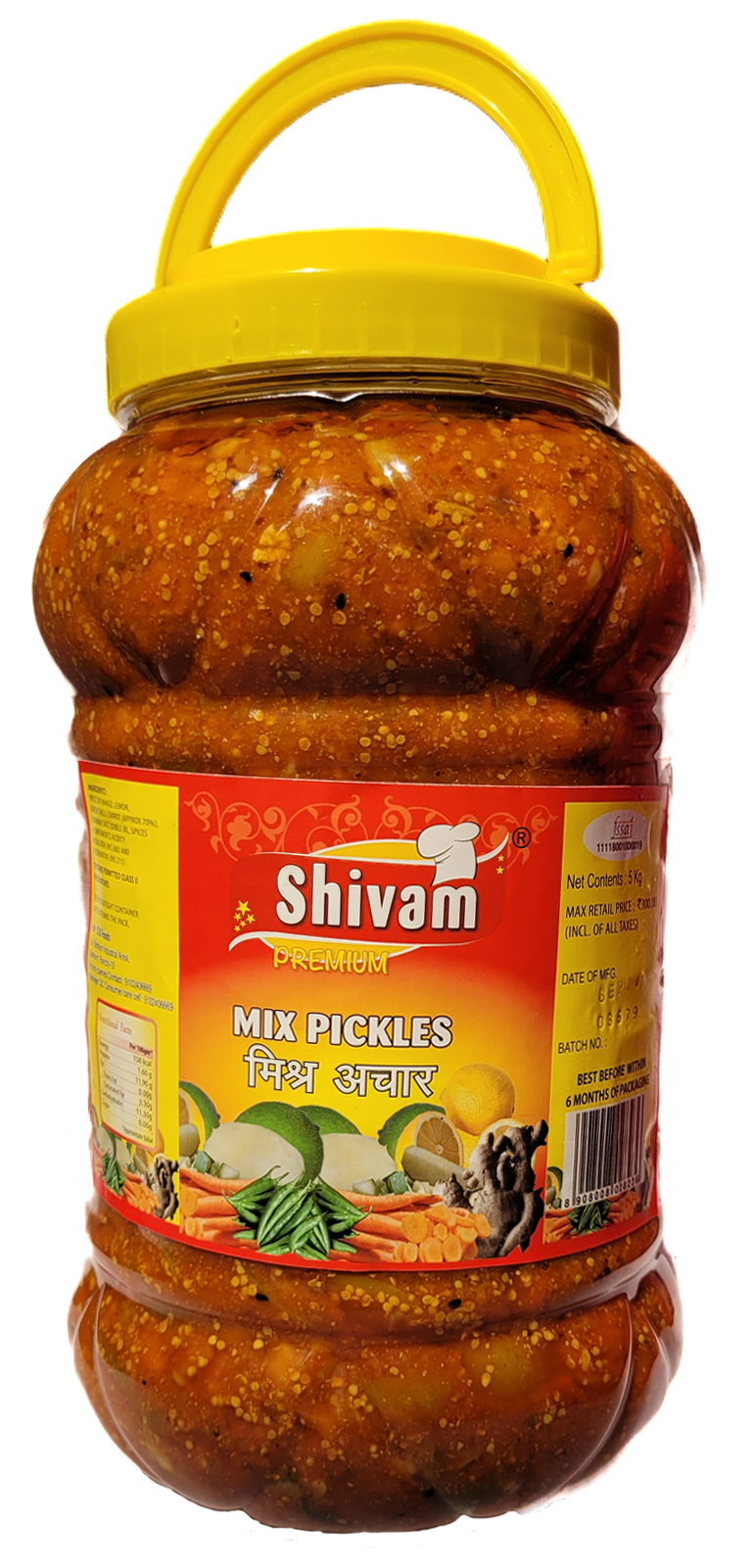 Premium Mixed Pickle 5Kg