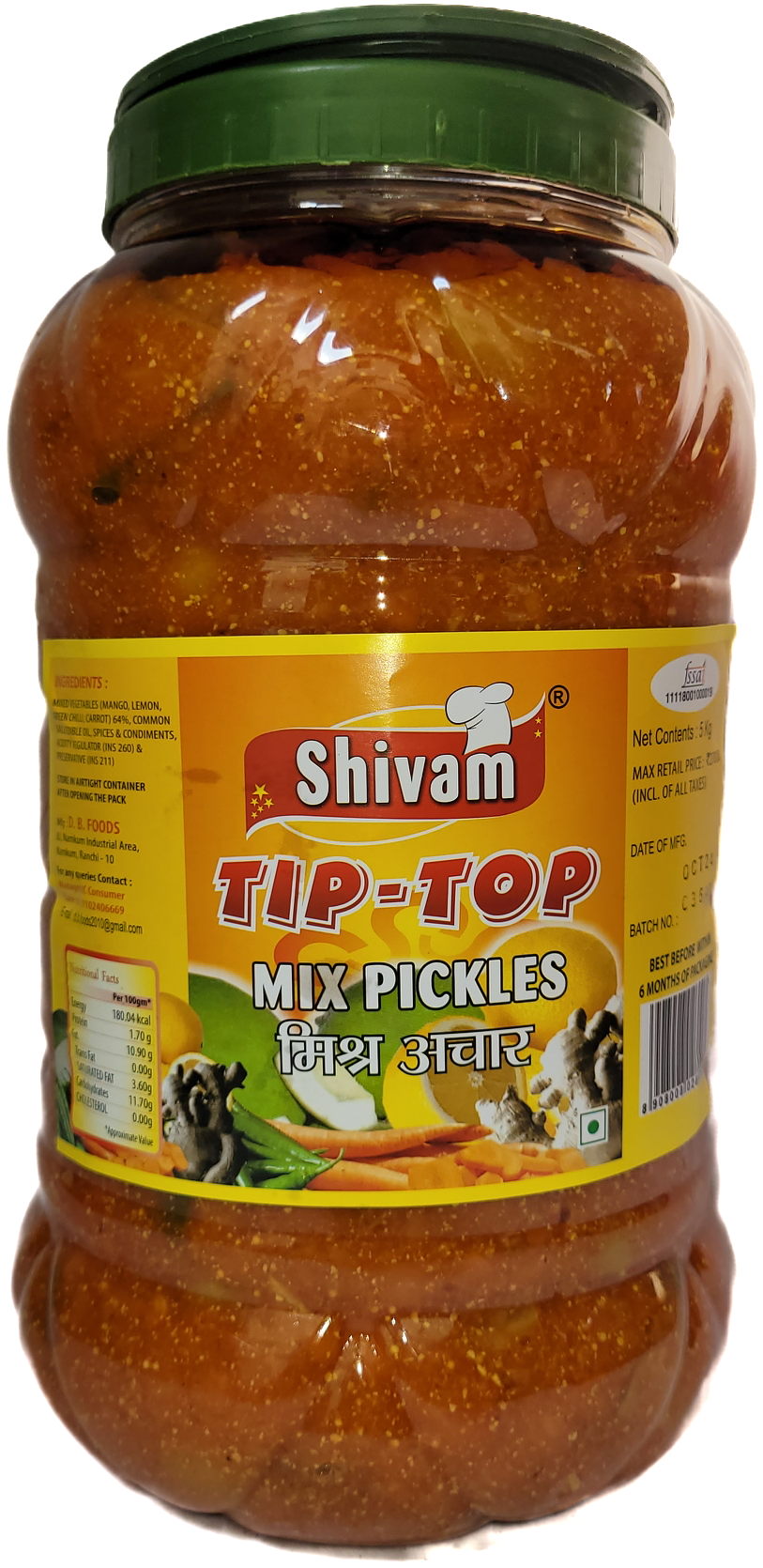 Mixed Tip-Top Pickle 5Kg