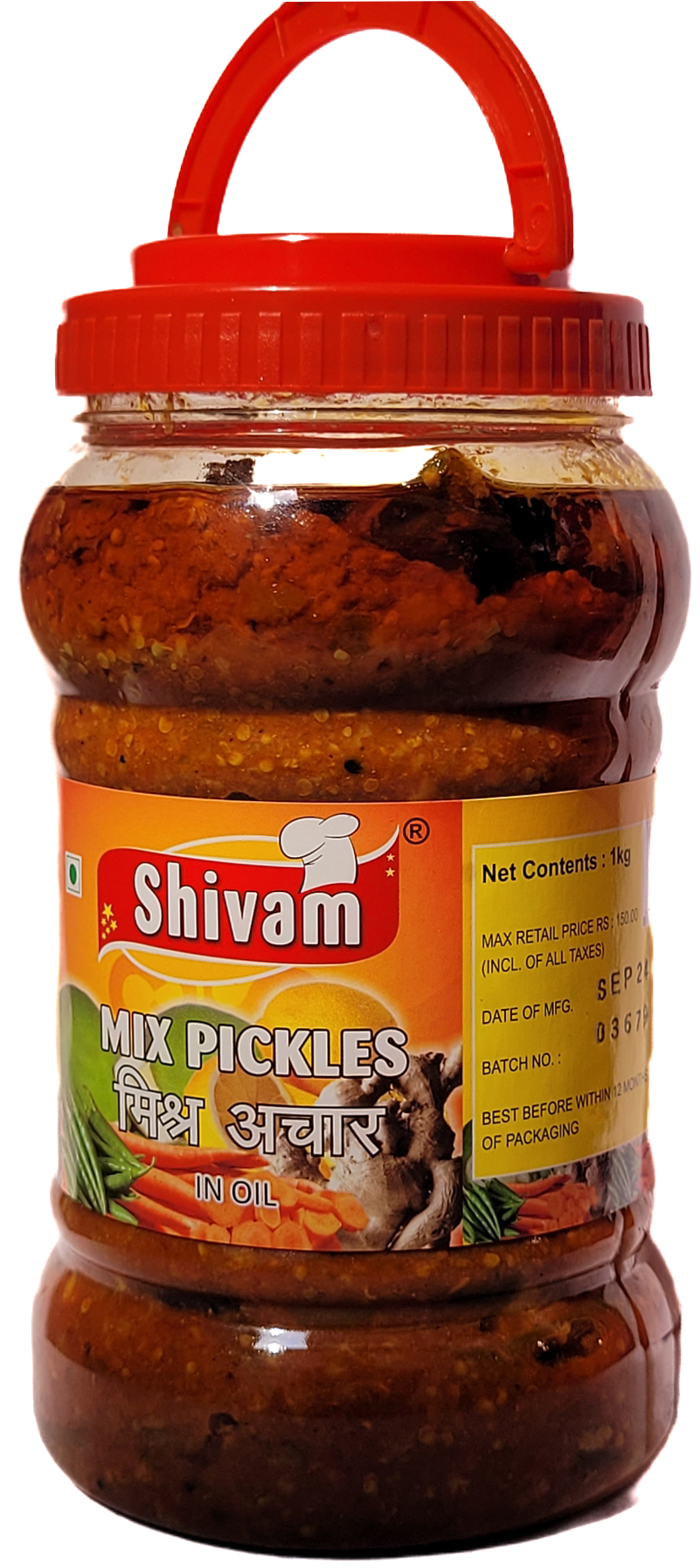 Mixed Pickles 1Kg